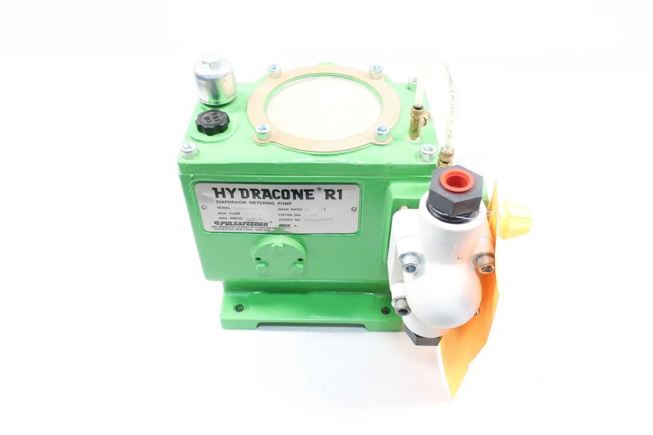 PULSAFEEDER R1 HYDRACONE DIAPHRAGM METERING PUMP - METERING PUMP