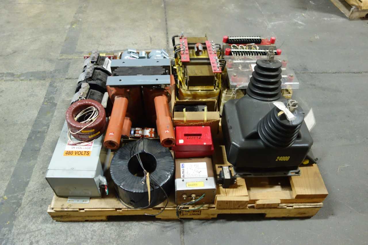 PALLET OF TRANSFORMERS - CONTROL TRANSFORMERS