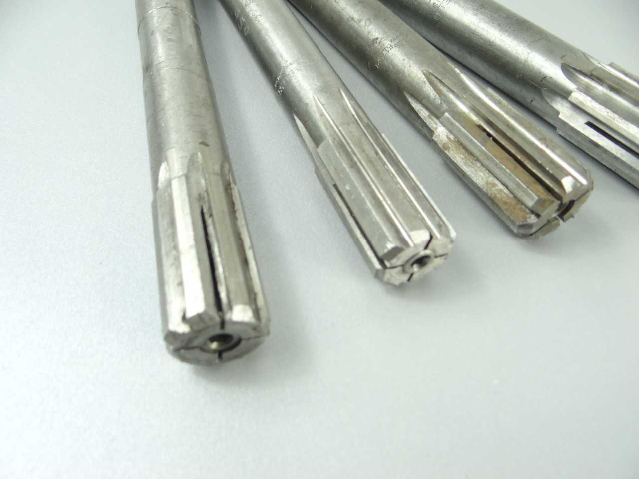 Lot of 4 Carbide Tipped 3MT Taper Shank Expansion Reamers - MACHINING ACCESSORIES & TOOLING