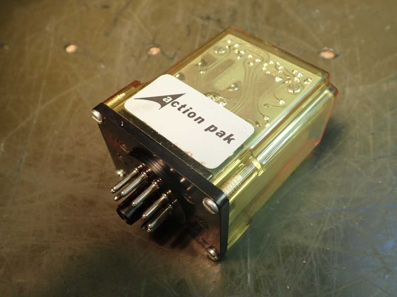 Action-Pak 1000-224 +/-100 mV DC Relay: DPDT Power 120 VAC 11-Pin Base - ELECTRICAL COMPONENTS
