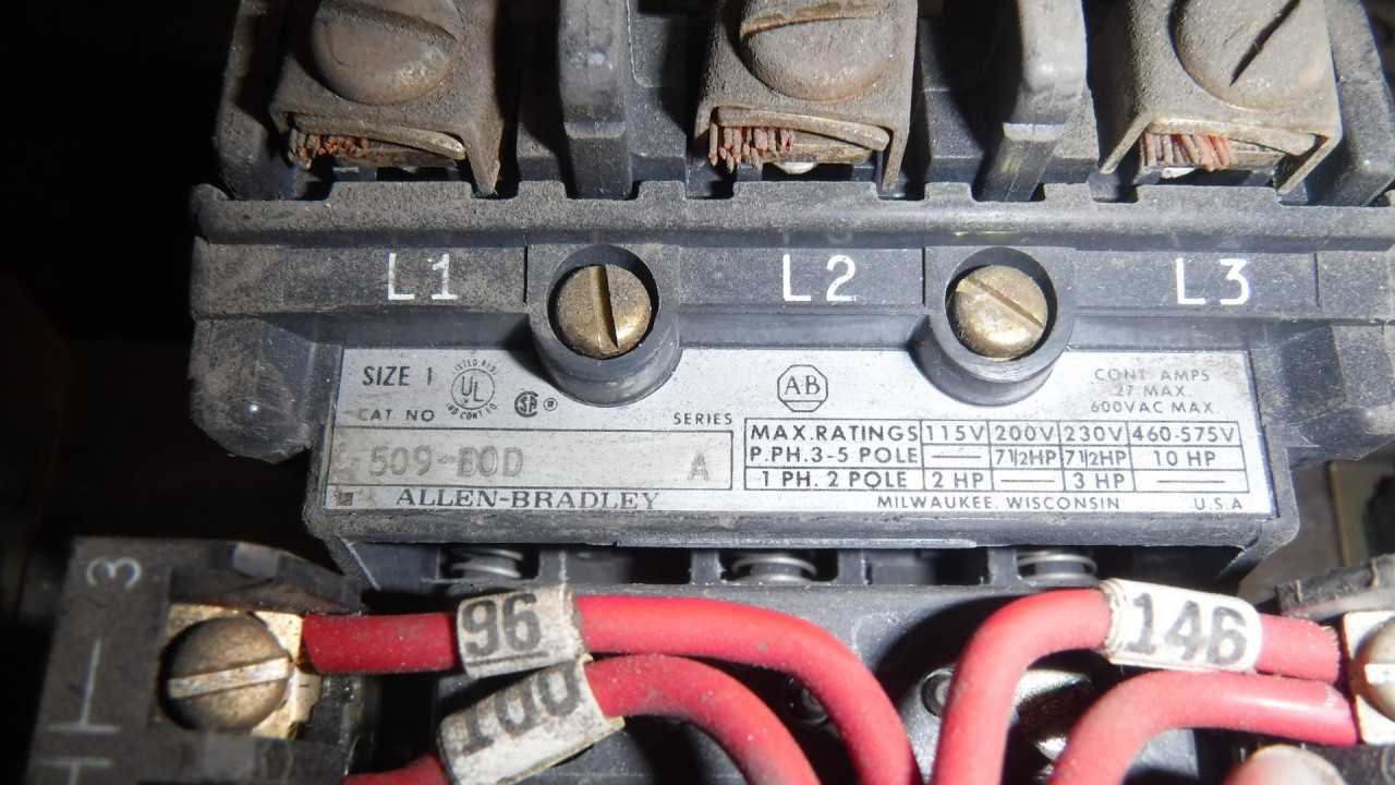 Lot of Twelve 10 HP Allen-Bradley Size 1 Starters - MOTOR STARTERS