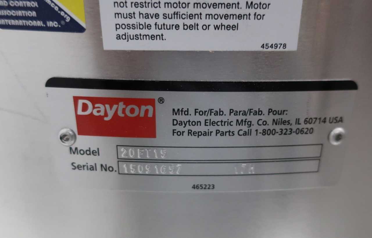 DAYTON CENTRIFUGAL DIRECT-DRIVE UPBLAST EXHAUST VENTILATOR - CENTRIFUGAL PUMP