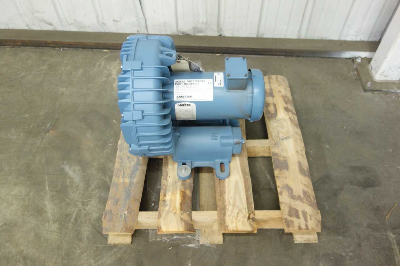 AMETEK DR757CK72X REGENERATIVE BLOWER - BLOWER FAN