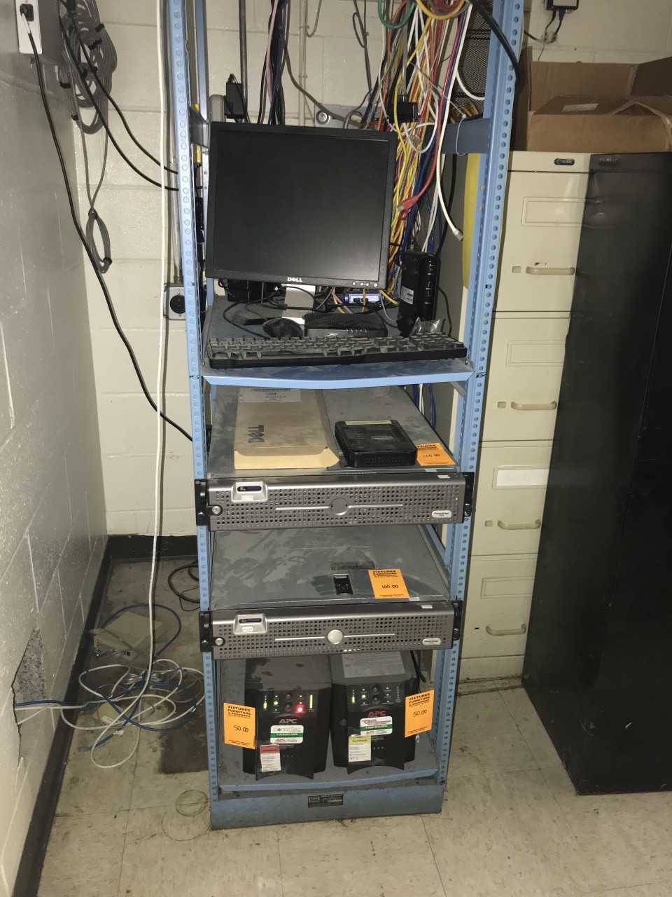SERVO RACKING W/ CONTENTS - SERVO