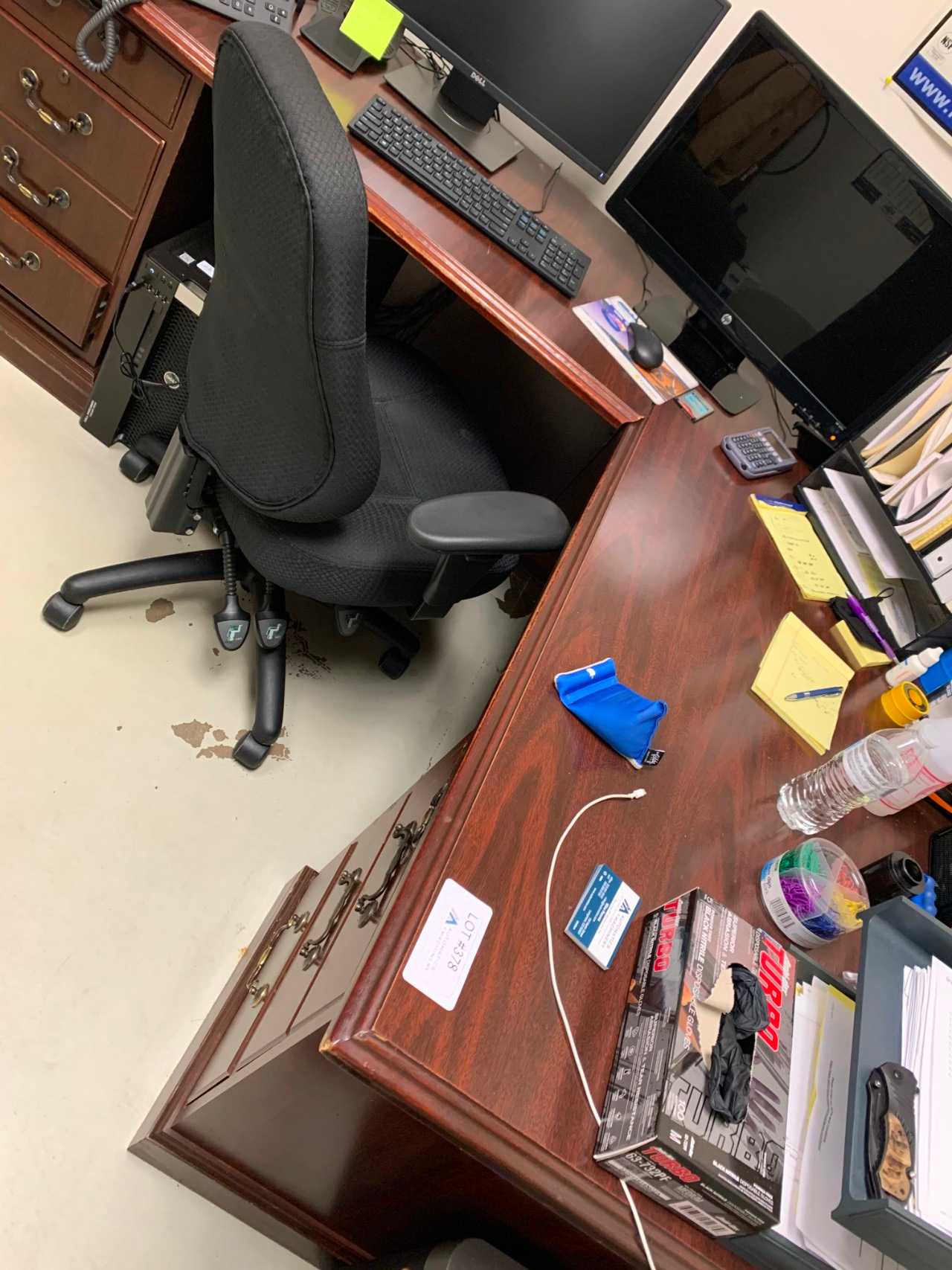 Desk, Chair, (No Computer) - PLANT & FACILITY