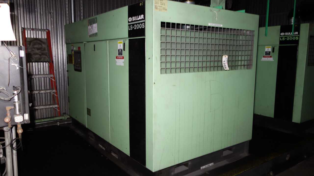 SULLAIR LS200S-125H COMPRESSOR 125HP APPROX 60K HRS - AIR COMPRESSORS
