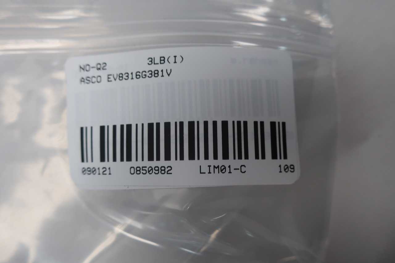 ASCO EV8316G381V RED-HAT II SOLENOID VALVE 24V-DC 1/4IN NPT - SOLENOID VALVE