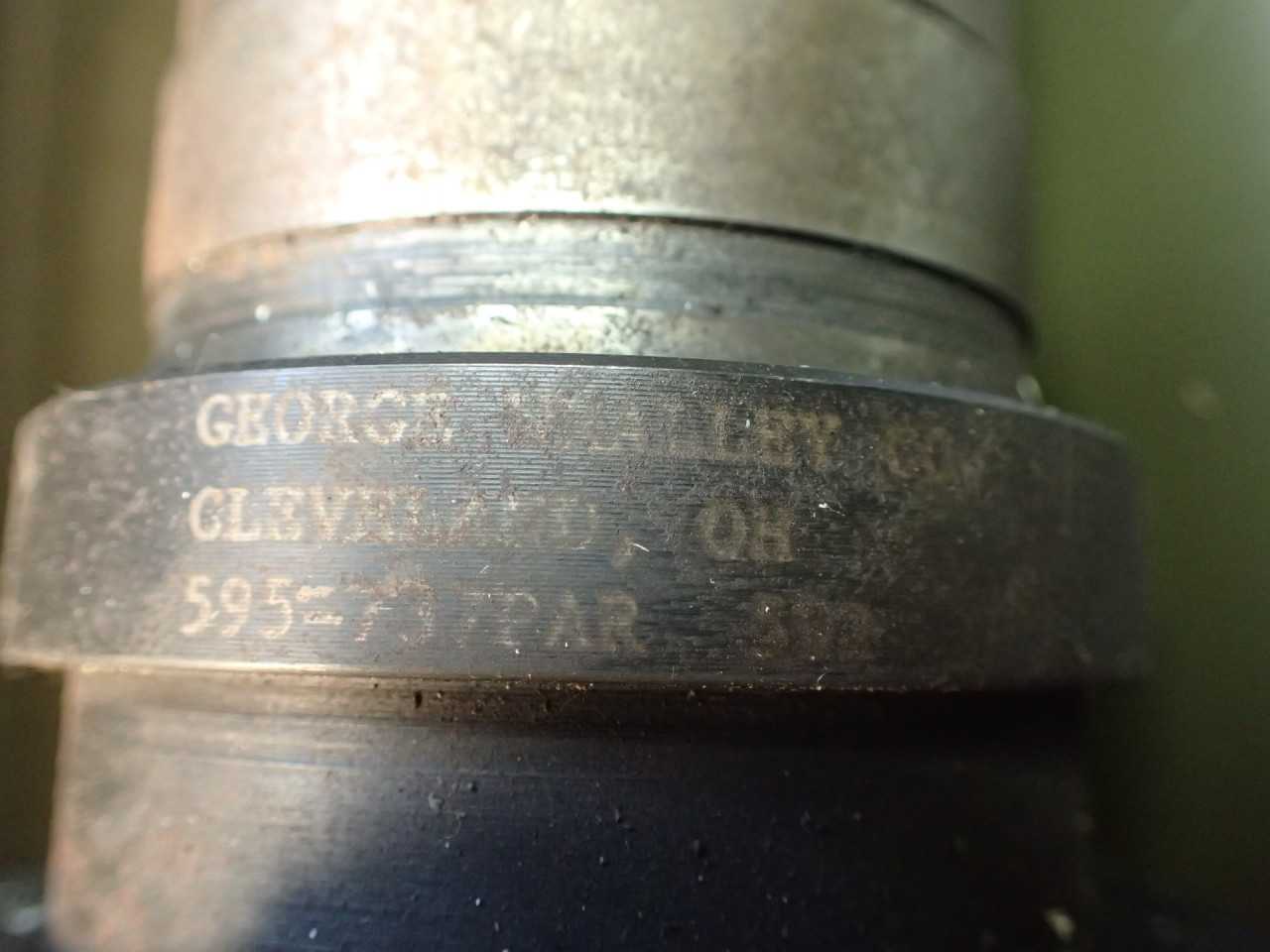 George Whalley 595-737PAR Tool Holder: CAT-50 Shank No Coolant Flange - MACHINING ACCESSORIES & TOOLING