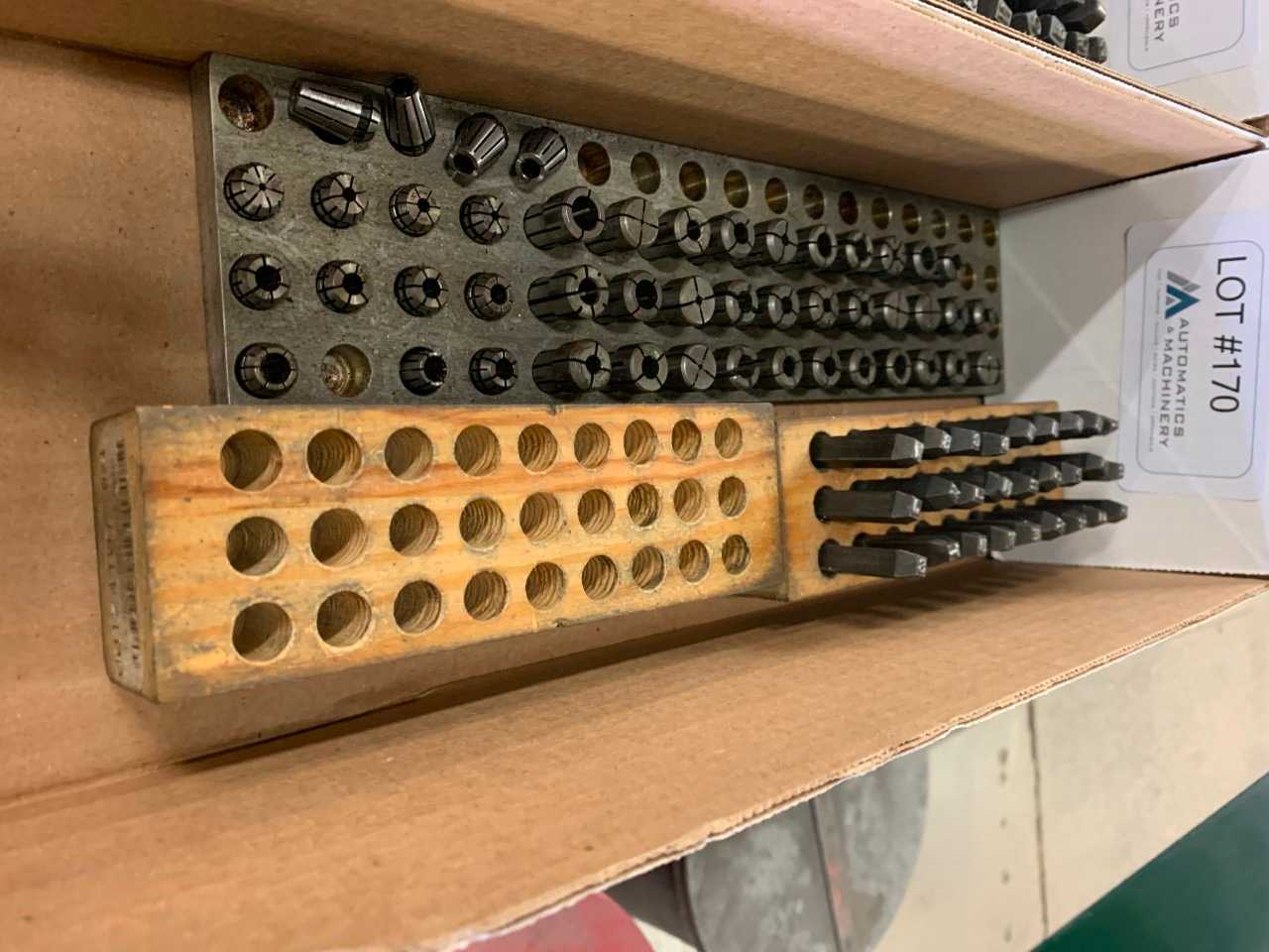 ER 16 Collet Set (Incomplete) & Punching Stamps - ELECTRIC POWER TOOLS ER 16 Collet Set (Incomplete) & Punching Stamps - ELECTRIC POWER TOOLS