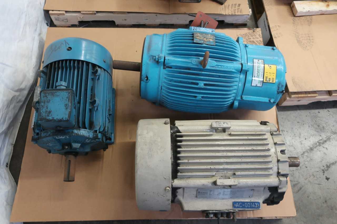 3 PALLETS OF ASSORTED ELECTRIC MOTORS - ELECTRIC MOTORS