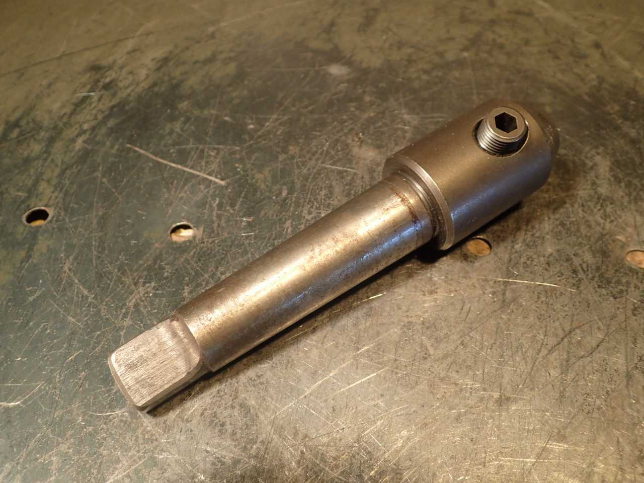 1/2" End Mill Tool Holder: Morse Taper #3 Shank MT3 3MT, Used in Good Condition - HOLEMAKING TOOLS