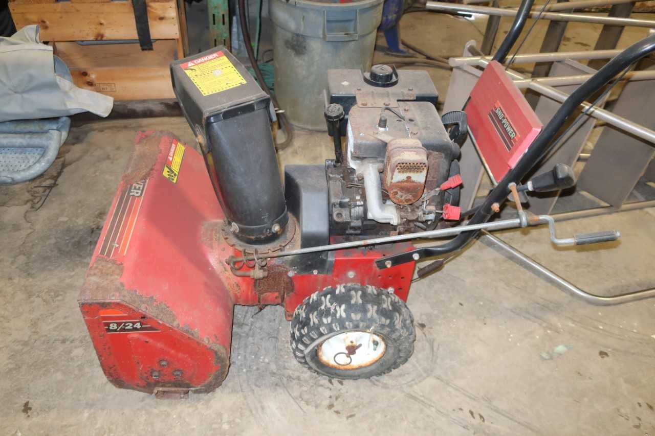 NOMA SNO-POWER 8 HP SNOW BLOWER - BLOWER FAN