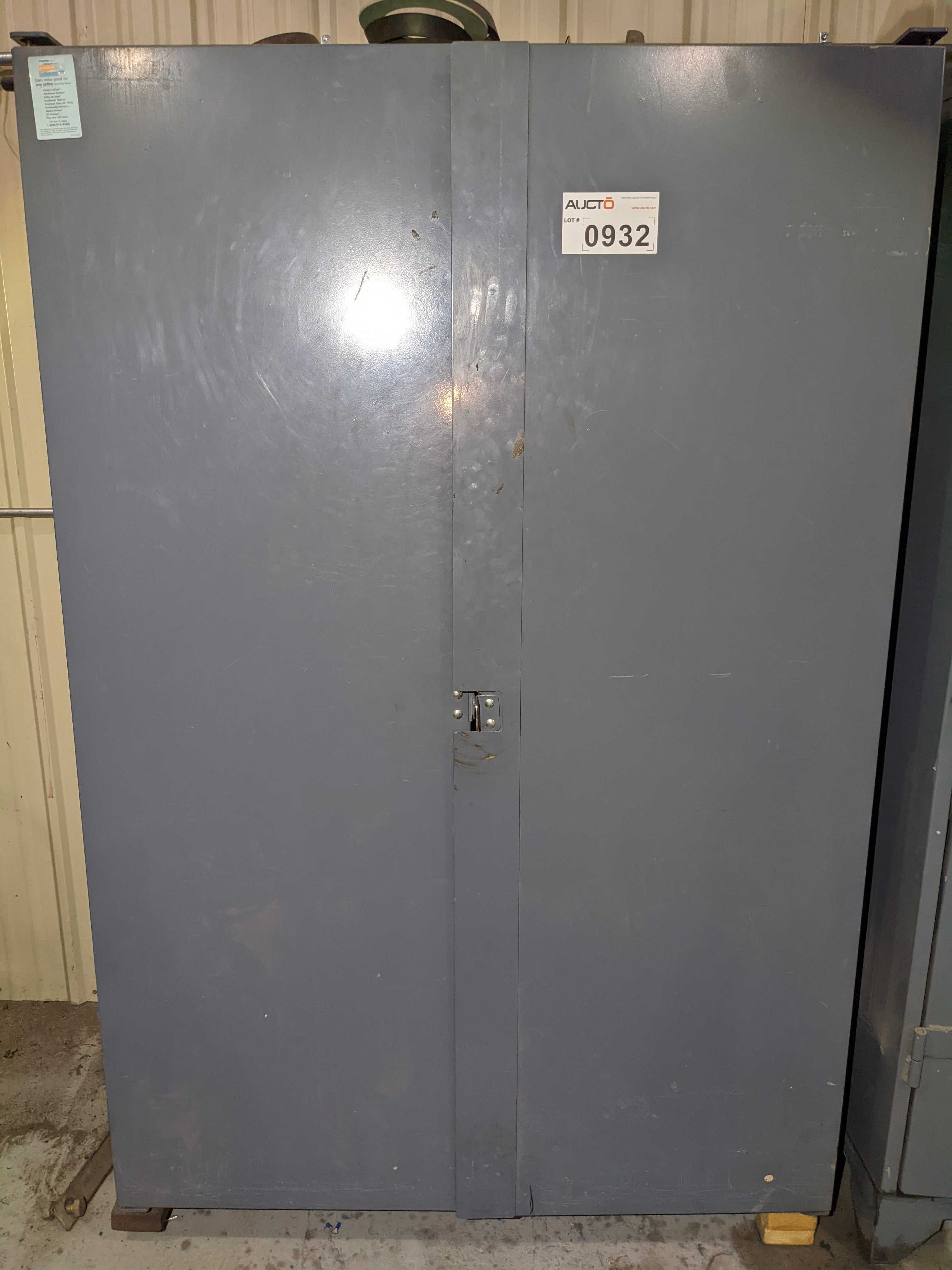 CABINET WITH CONTENTS - ELECTRICAL COMPONENTS