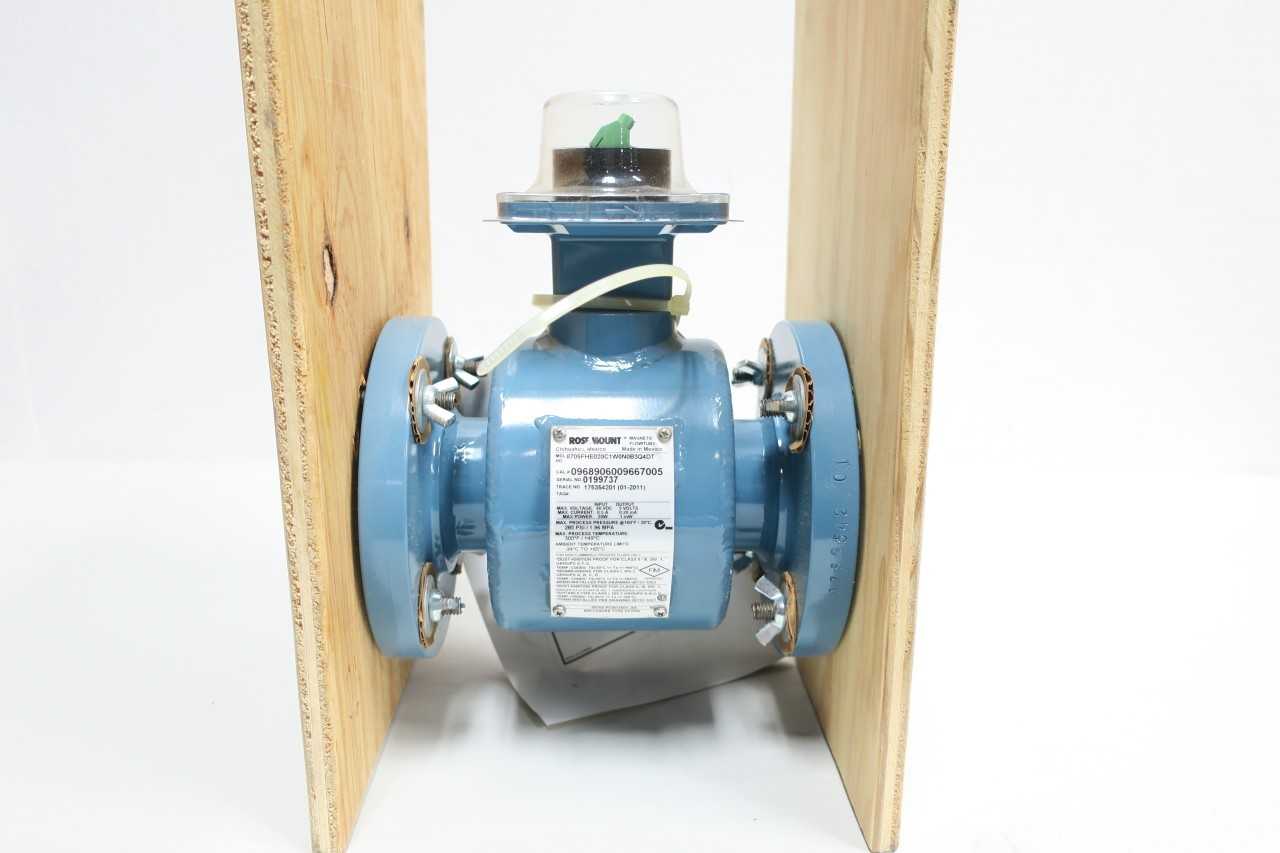 ROSEMOUNT 8705FHE020C1W0N0B3Q4DT FLOWTUBE 2IN 40V-DC MAGNETIC FLOW METER - FLOW METER