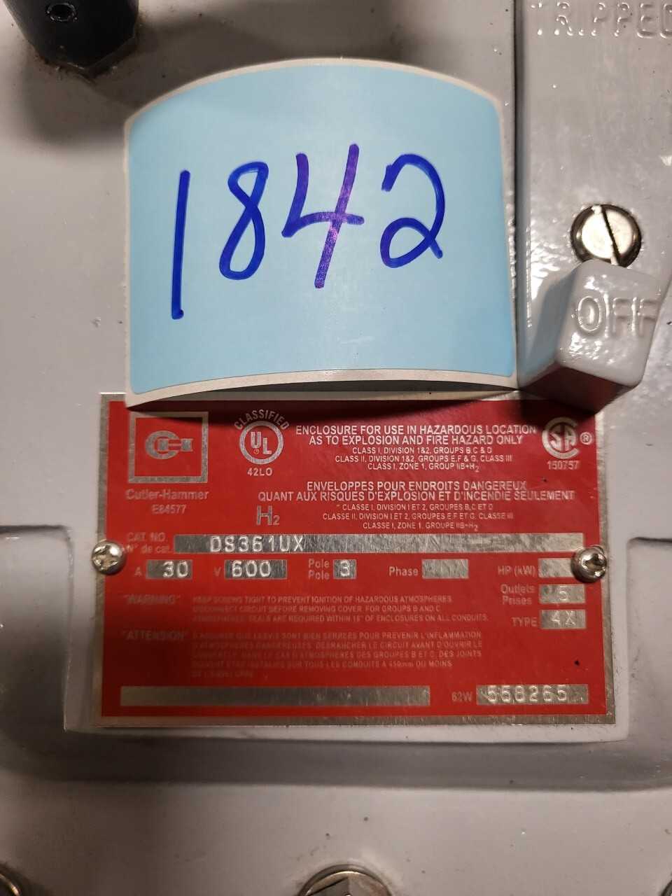 Eaton Safety Switch - ELECTRICAL COMPONENTS