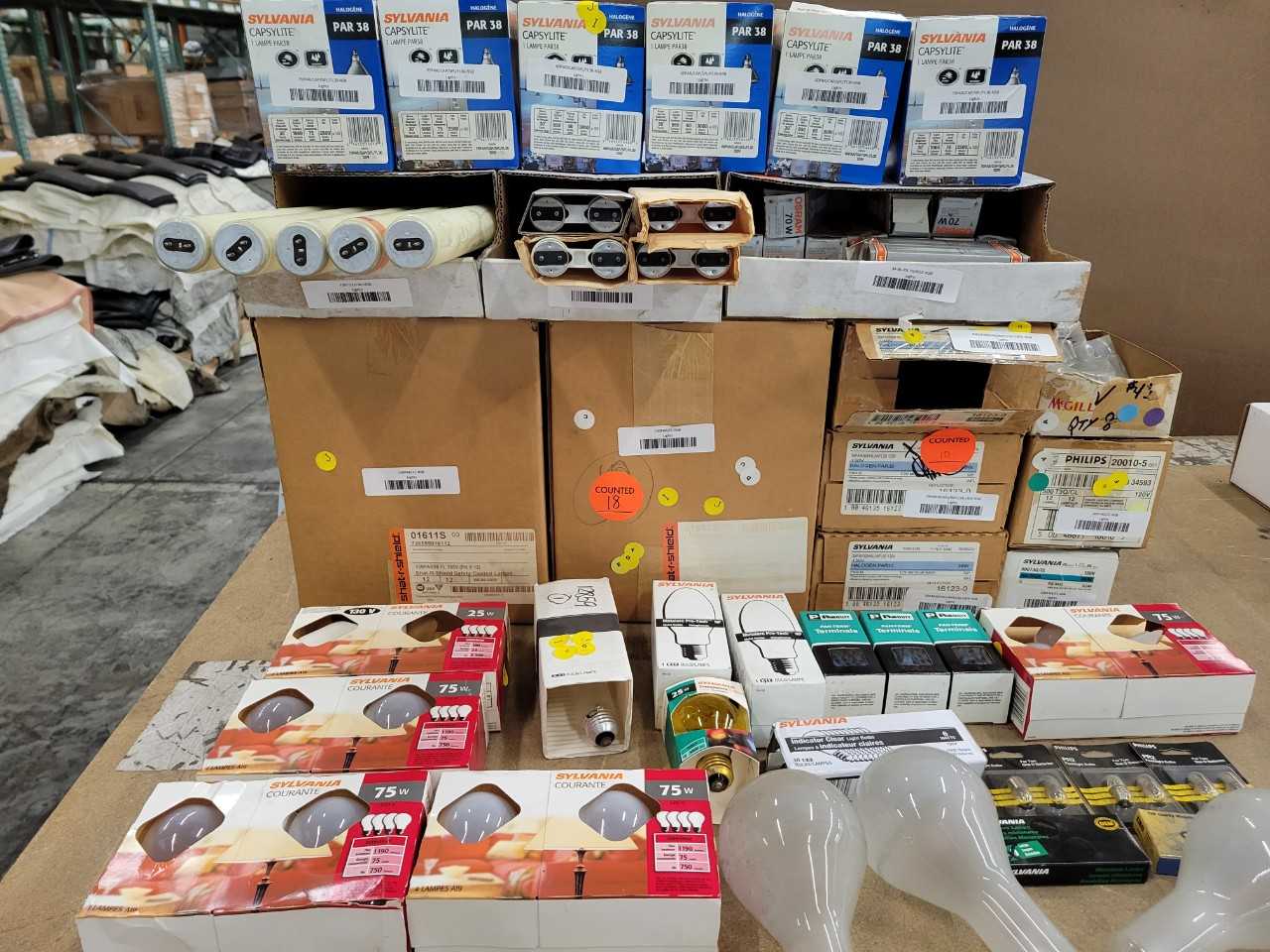 [Sylvania, Philips, Osram - 96QTY] Assorted Light Bulbs - LIGHTING