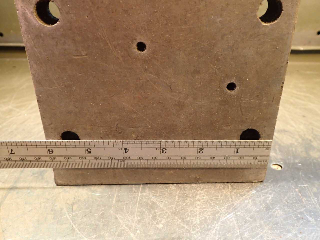 No. 25 6" x 6" x 6" Right Angle Mill Machining Set Up Fixture Plate - END MILLS