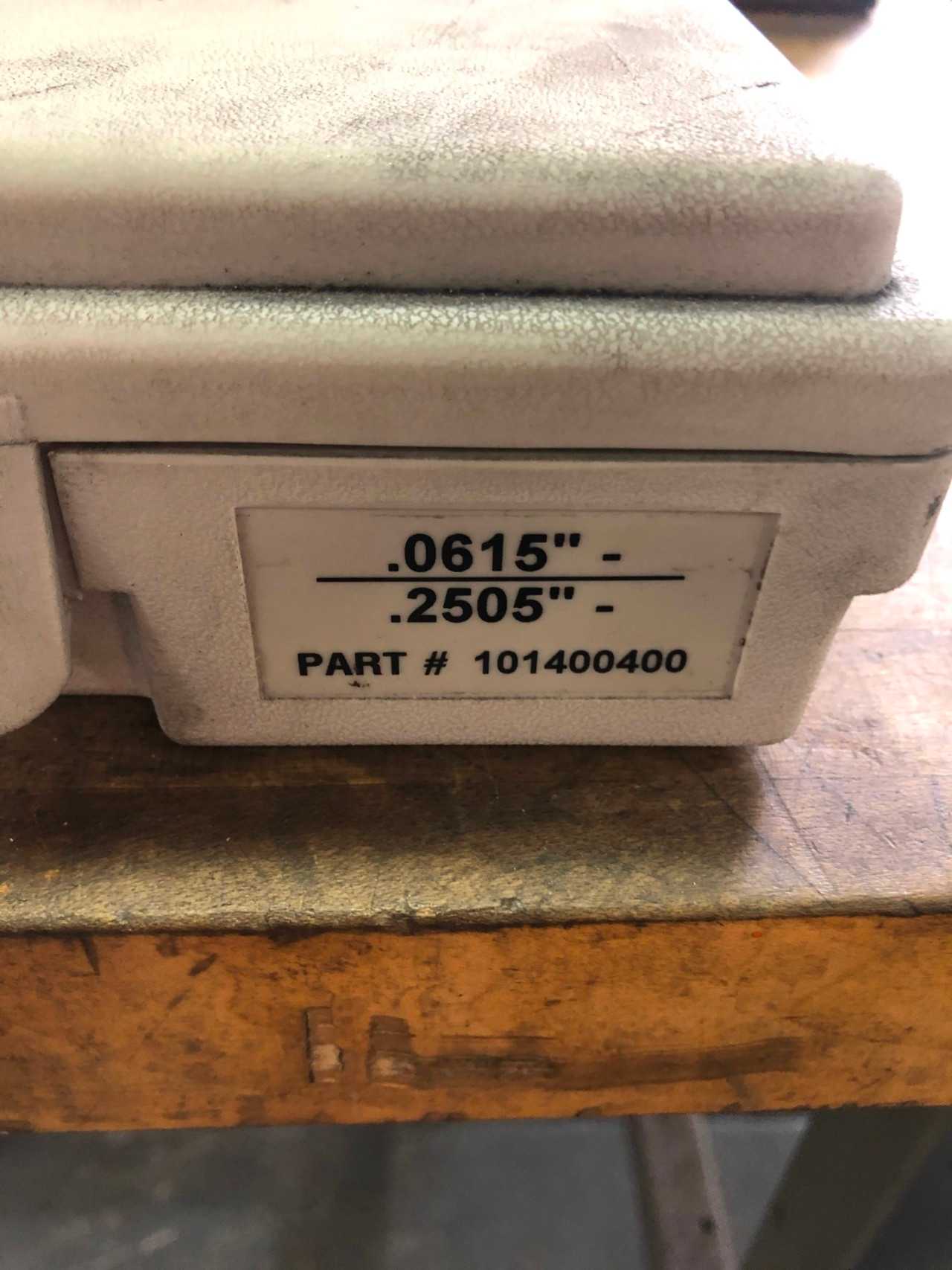 Vermont Pin Gage Set - PROCESS EQUIPMENT