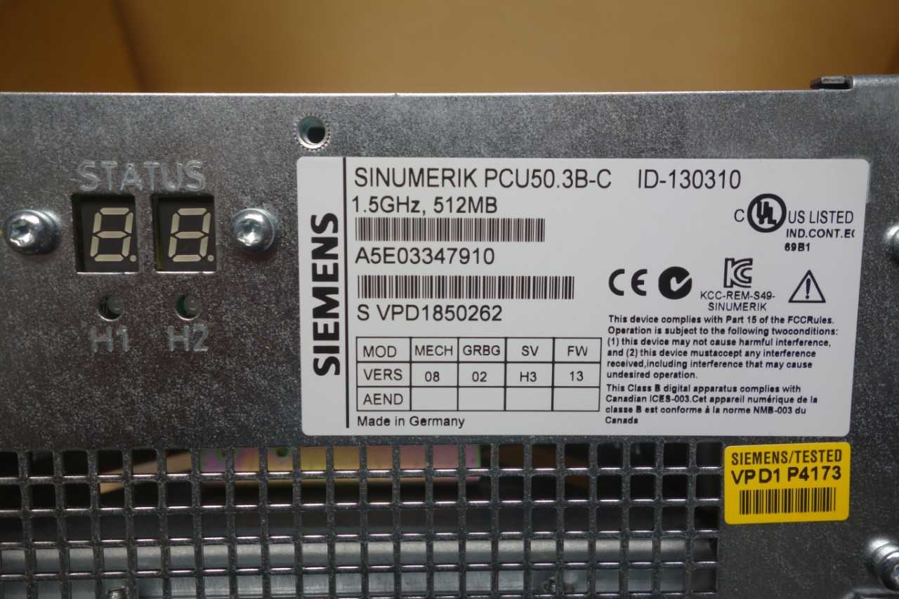 Siemens 6FC5210-0DF31-2AB0 Sinumerik PCU 50.3B controller unit - AUTOMATION & CONTROLS