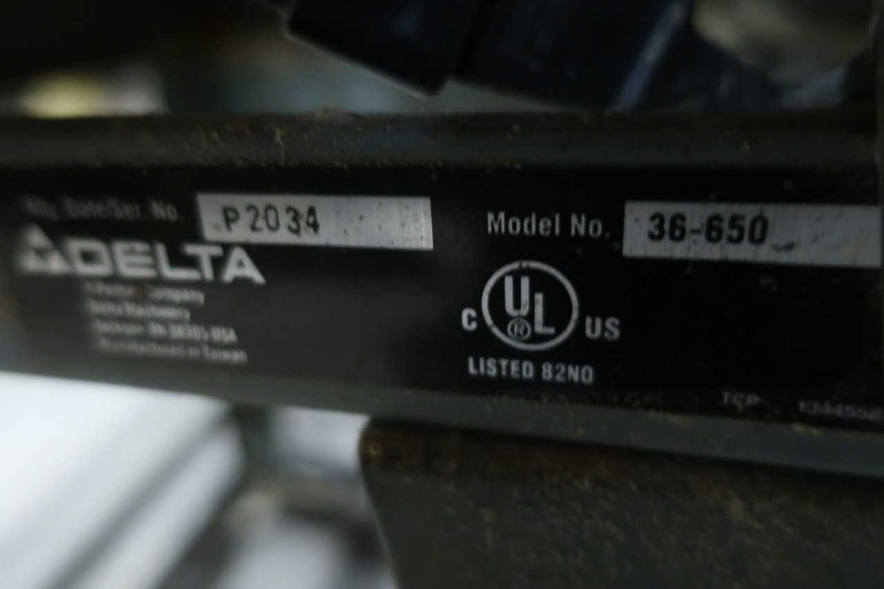 DELTA 36-650 TABLE SAW - ELECTRIC POWER TOOLS