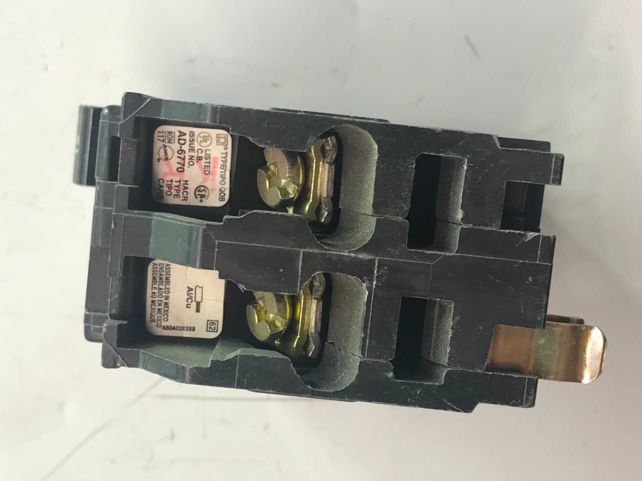 SQUARE D 10KA 2 POLE BREAKERS (QTY 25) - CIRCUIT BREAKERS