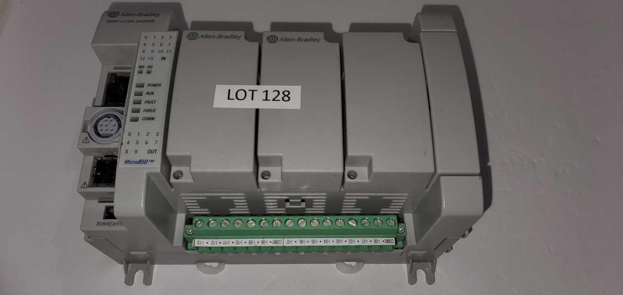 Allen Bradley Micro 850 2080-LC50-24QWB PLC - AUTOMATION & CONTROLS