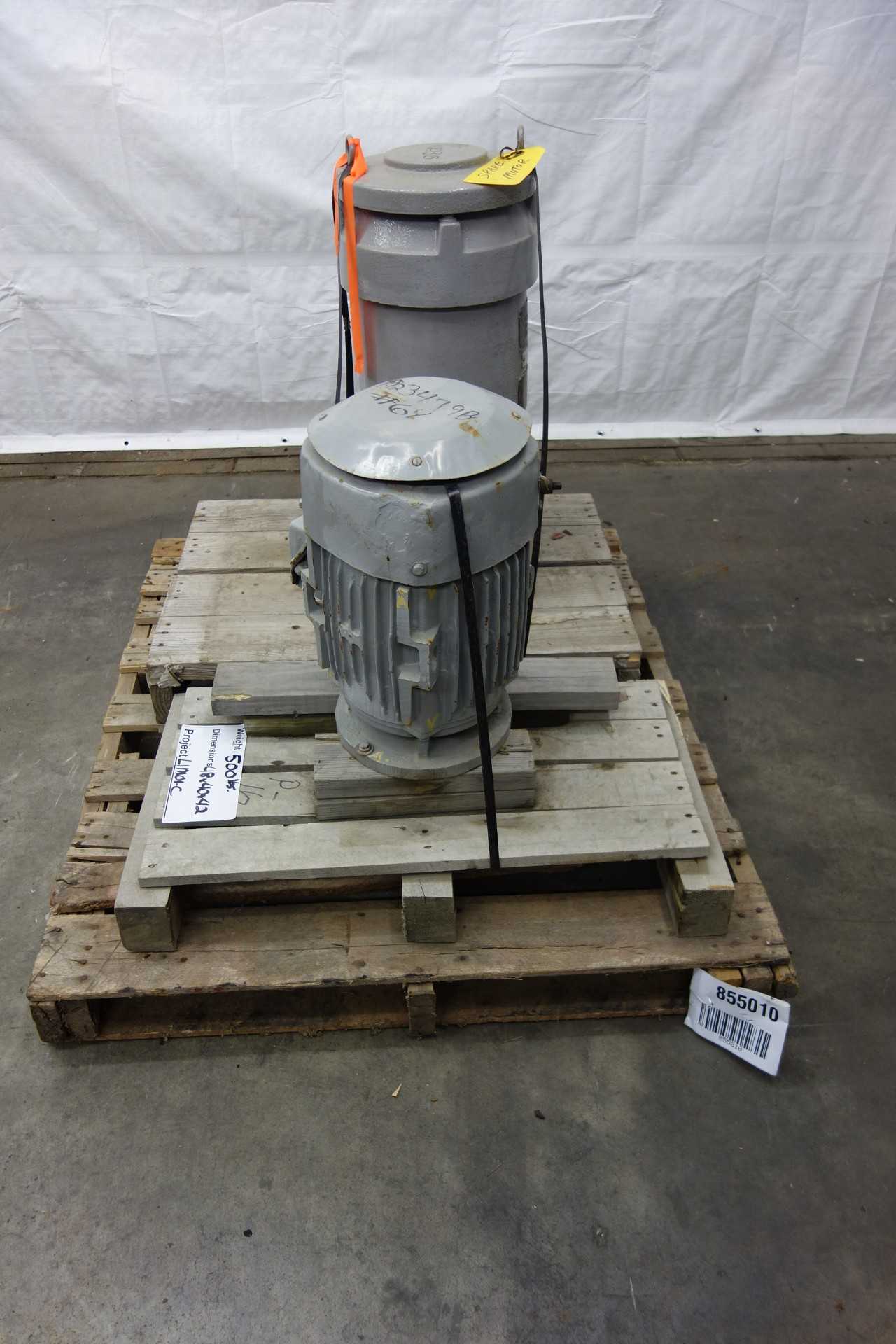 LOT OF ASSORTED GENERAL ELECTRIC MOTORS - ELECTRIC MOTORS