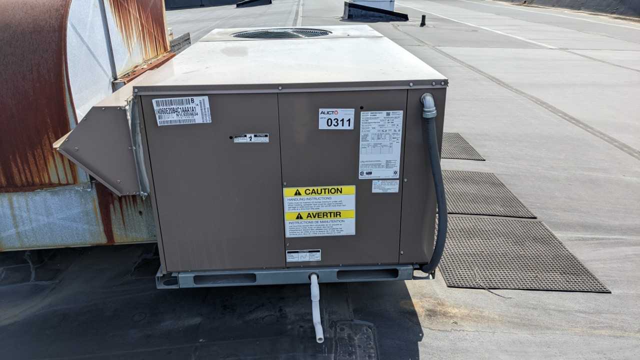 York model number XN060E20B4C1AAA1A1 central cooling air conditioner unit - AIR CONDITIONER