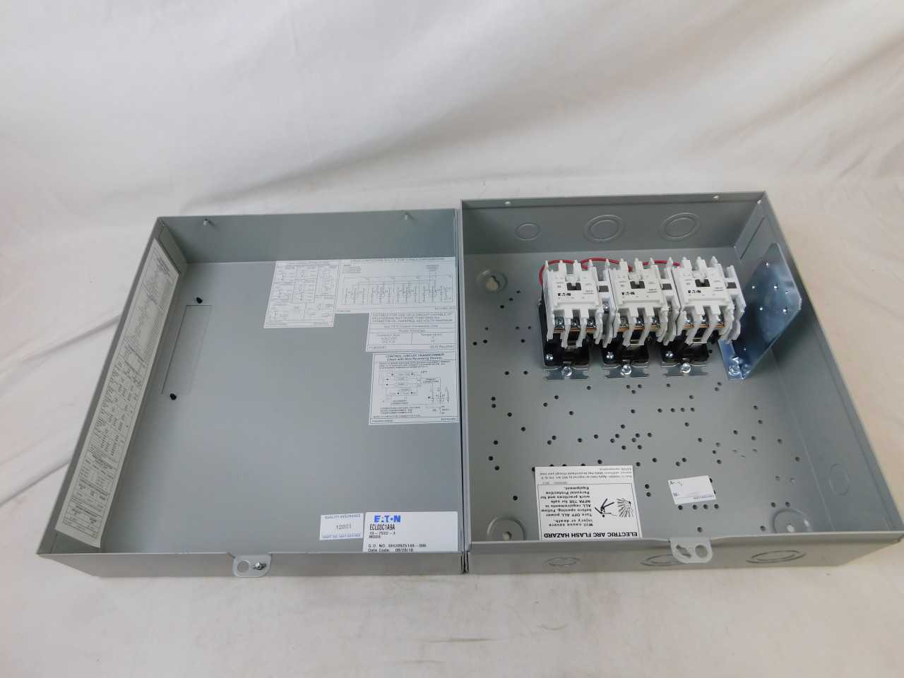 Quantity of 1 New Surplus Eaton ECL03C1A9A Lighting Contactor Electrically Held 9P 30A 120V NEMA1 - CONTACTORS