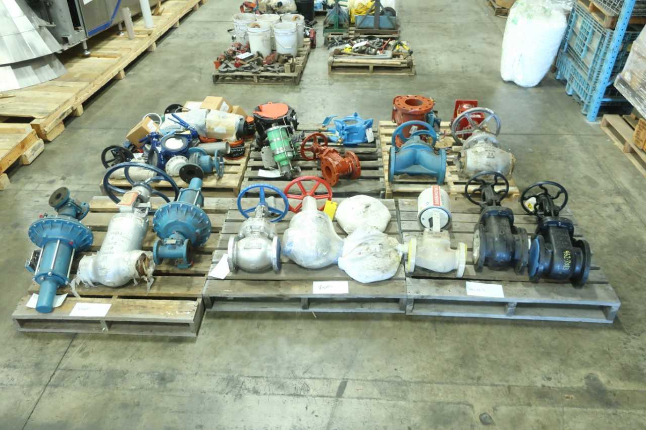 6 PALLETS OF ASSORTED VALVES AND VALVE REPLACEMENT PARTS - MISCELLANEOUS