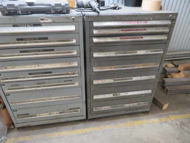 8 Drawer Stanley Vidmar and contents - MISCELLANEOUS