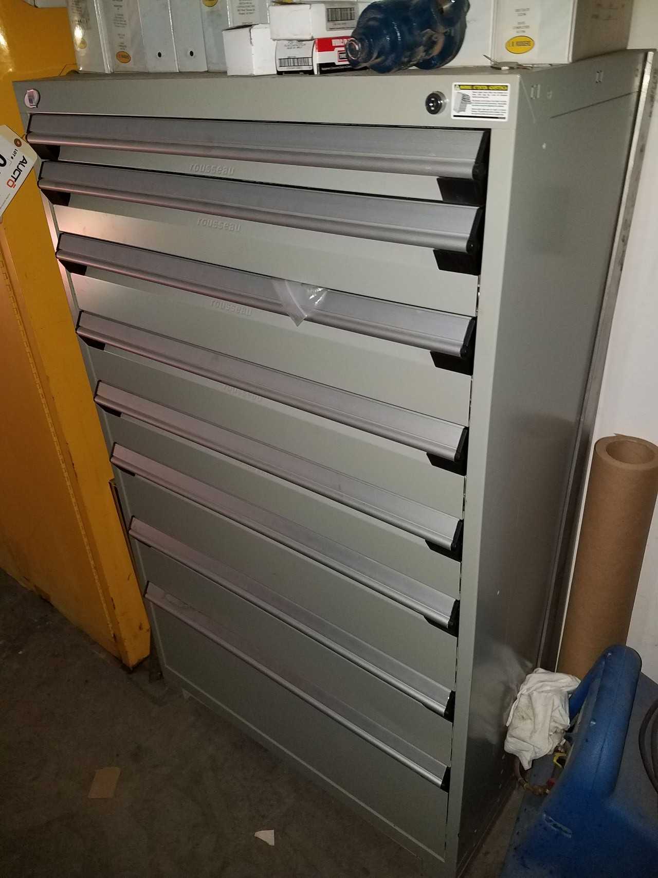 8 drawer cabinet, no contents - SHELVING