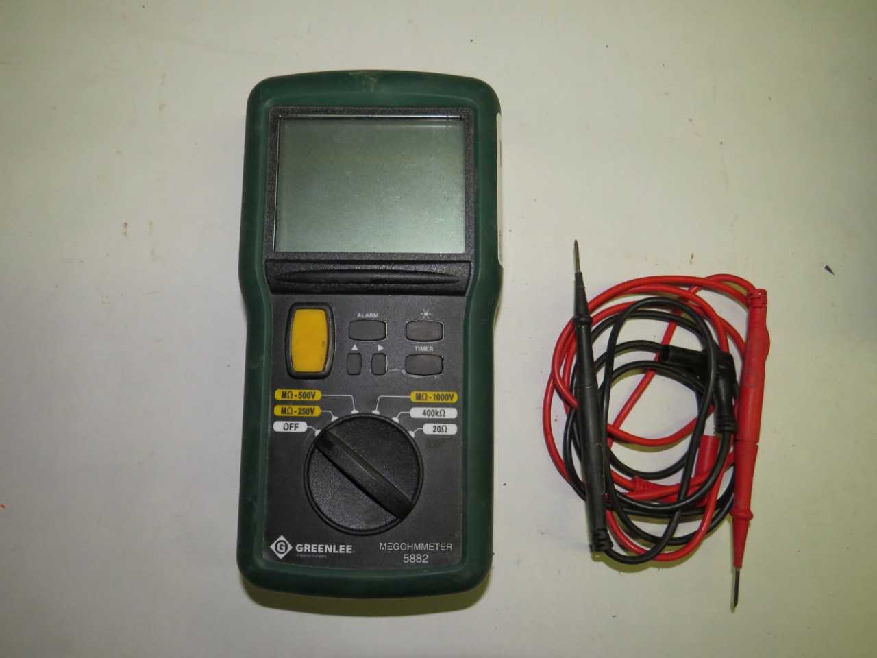 GREENLEE TEST INSTRUMENTS MEGOHMETER 5882 KIT - ELECTRIC POWER TOOLS