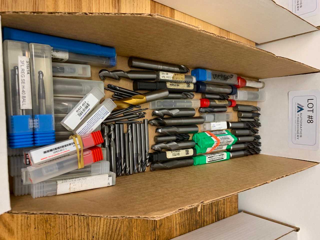 Assorted Carbide End Mills – Many New - ELECTRIC POWER TOOLS