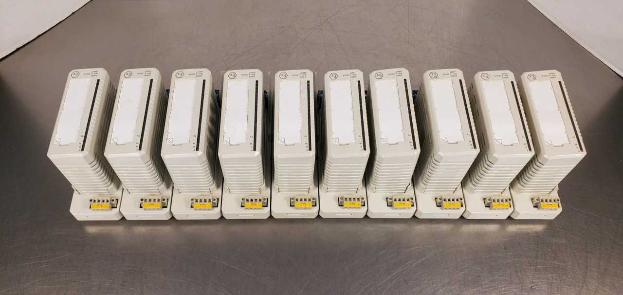 Lot of 10 ABB AI895 Input Module wTU890 Termination Module Like New - Pulled from New Machinery and Bench Tested - AUTOMATION & CONTROLS