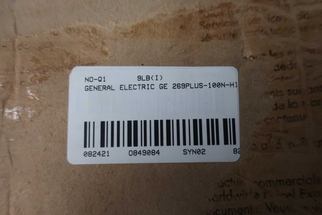 GE 269PLUS-100N-HI MOTOR MANAGEMENT RELAY 80-265V-AC - ELECTRIC MOTORS