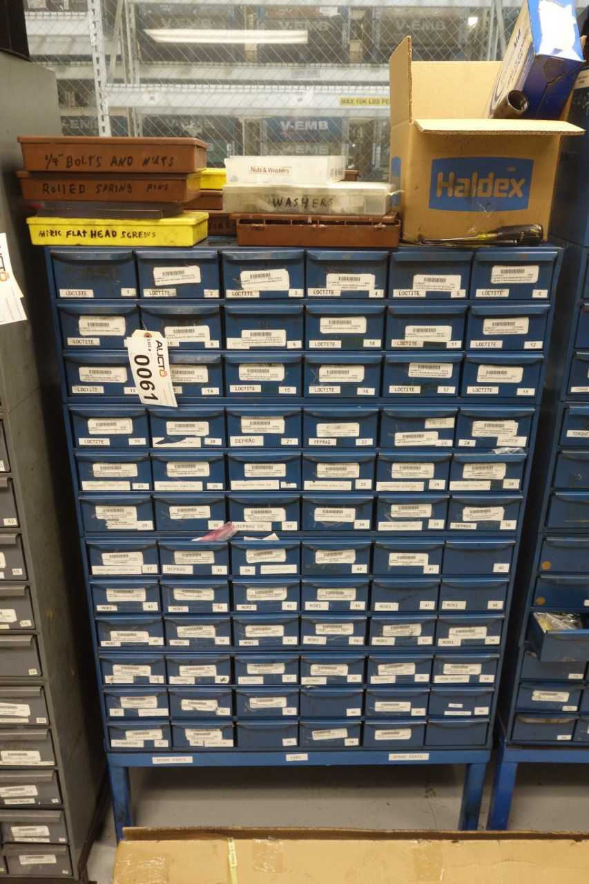 1 section pigeon hole shelving without contents - SHELVING