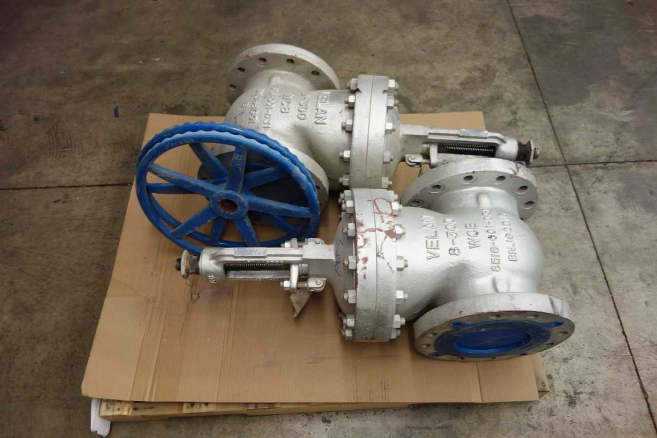 LOT OF 2 VELAN GATE VALVES - VALVES