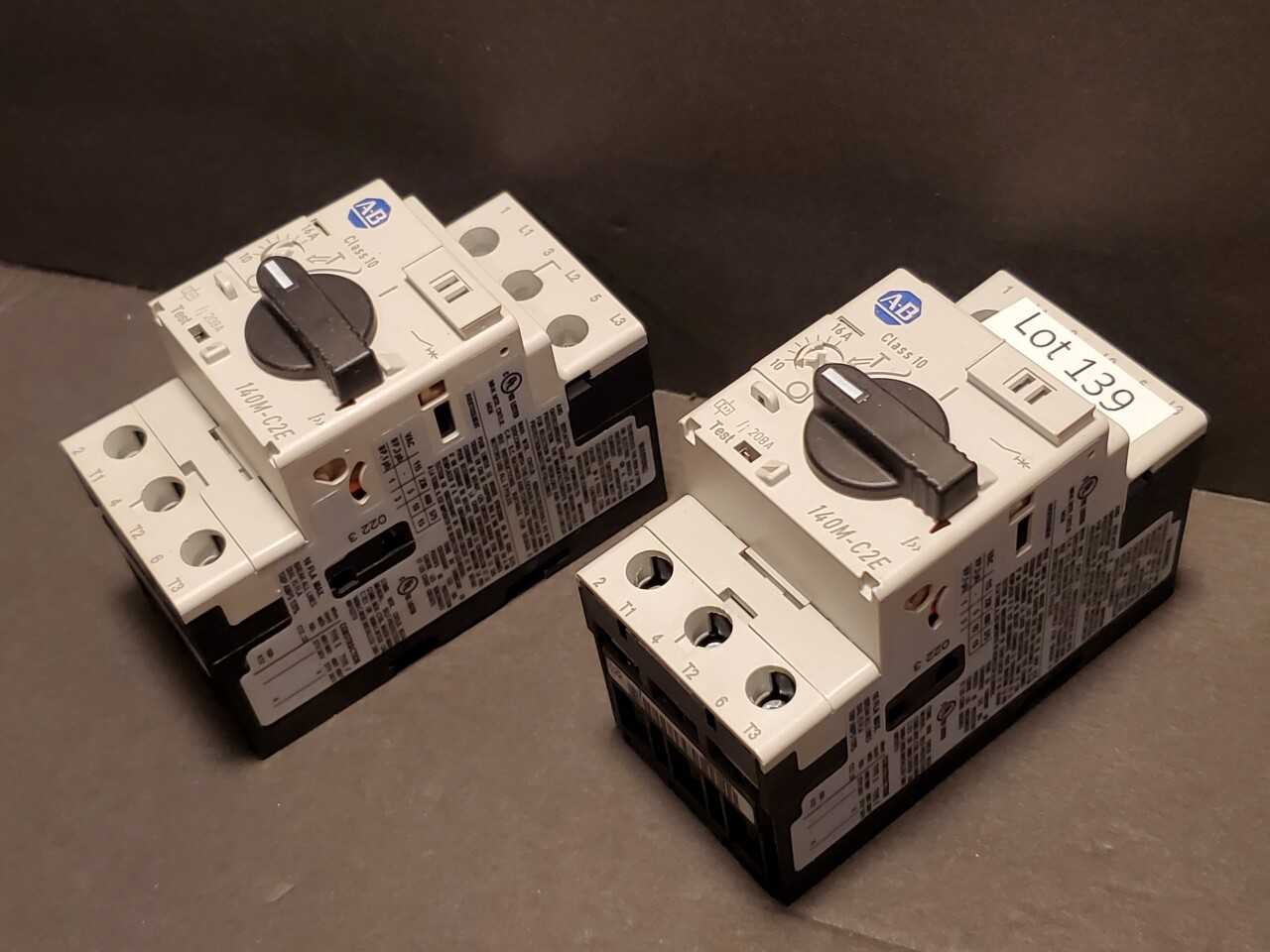 Lot of 2 Allen Bradley 140M-C2E-C16 - AUTOMATION & CONTROLS