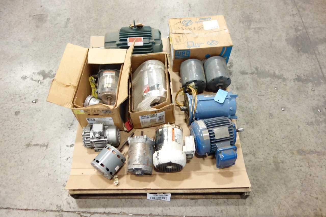 1 PALLET OF ASSORTED ELECTRICAL MOTORS - ELECTRIC MOTORS