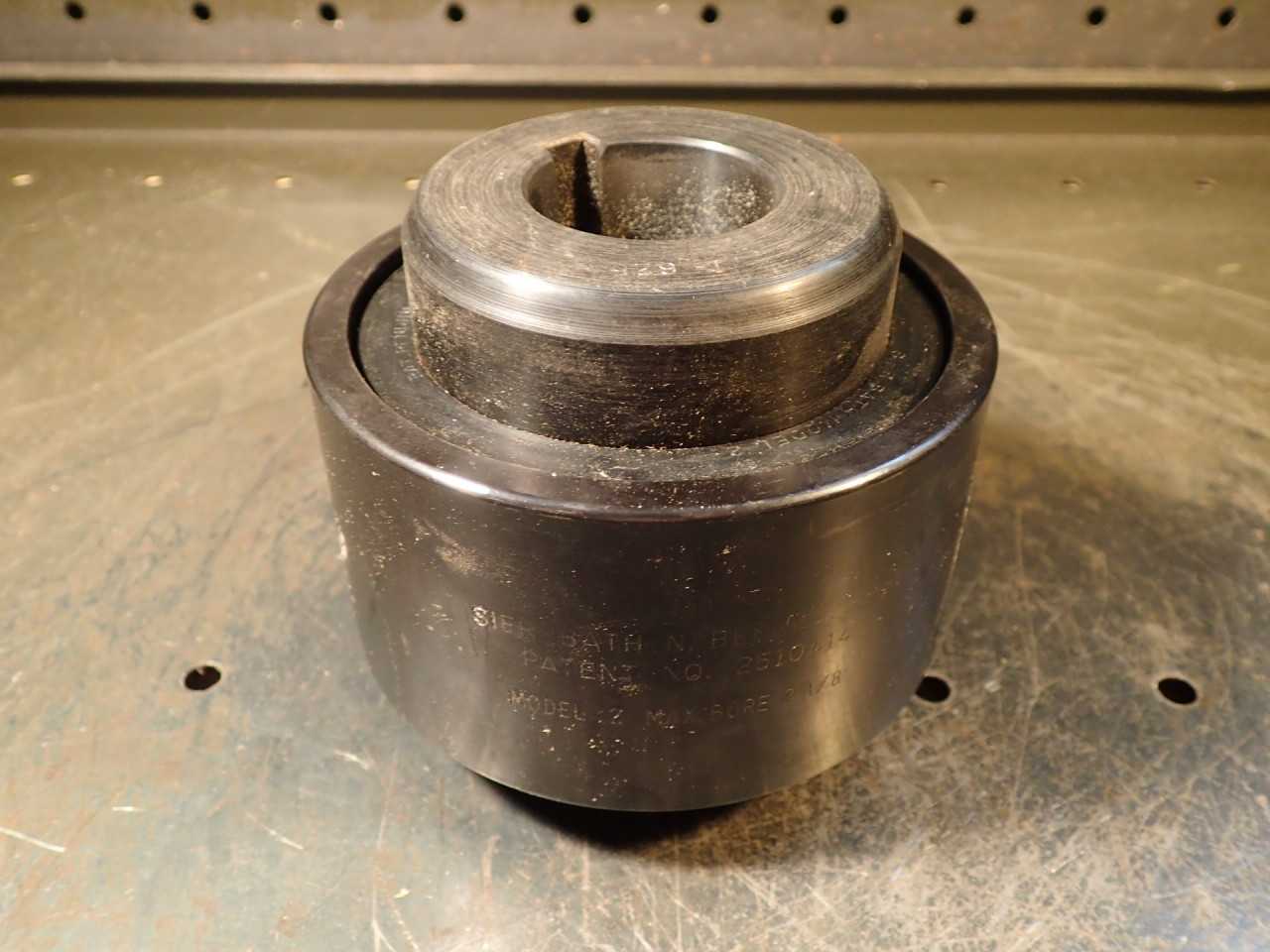Sier-Bath Flexible Gear Coupling: 1-5/8" (1.625") Bore, 3/8" x 3/16" Keyway NOS - POWER TRANSMISSION
