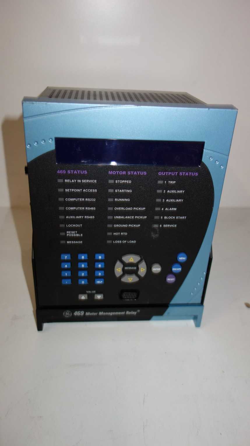 GENERAL ELECTRIC MULTILIN 469-P5-HI-A20-E-H RELAY - ELECTRICAL COMPONENTS