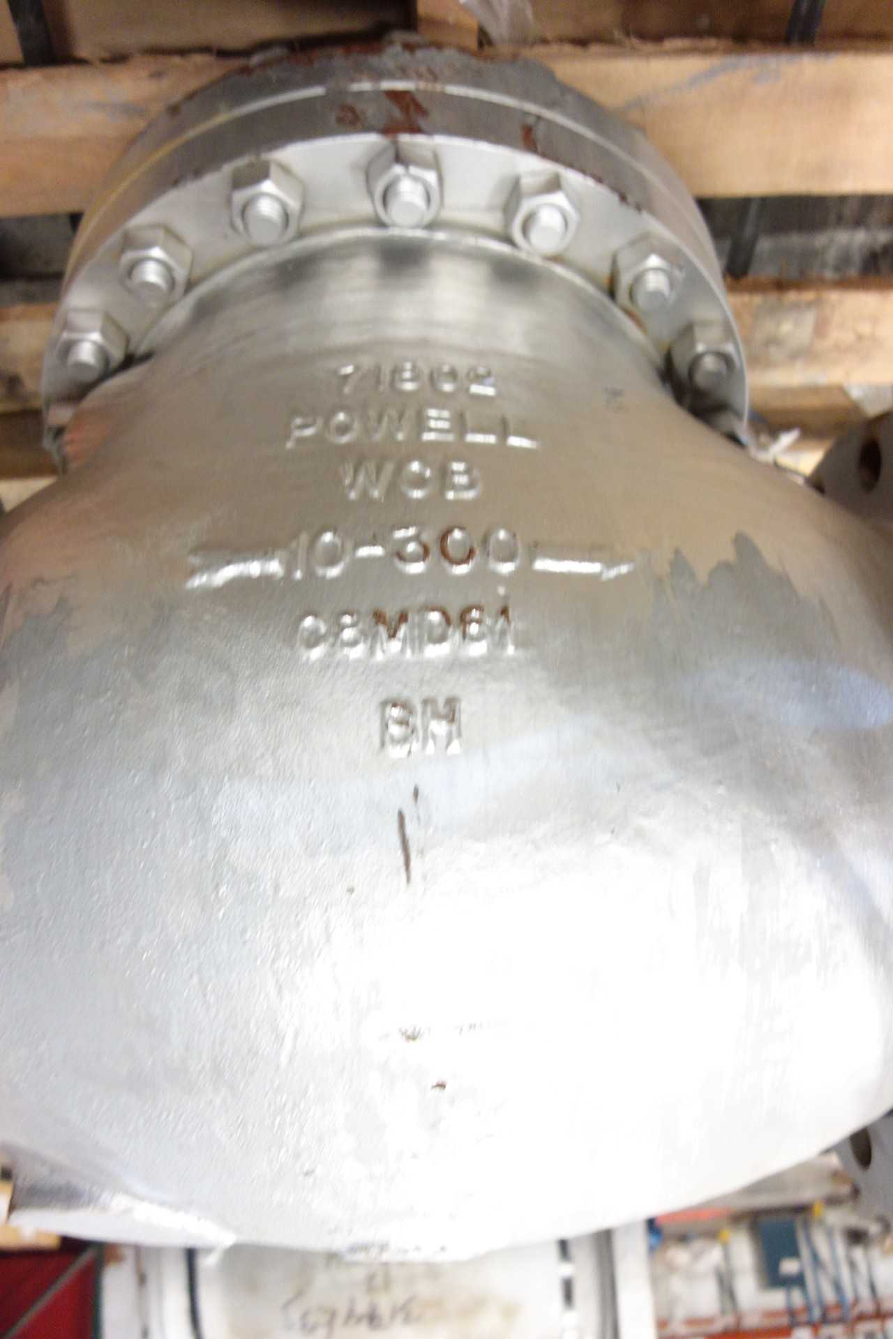 LOT OF 2 POWELL 10 IN FLANGED CHECK VALVES - CHECK VALVE