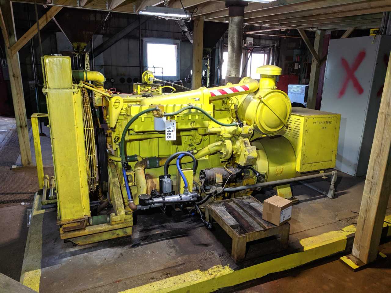 CATERPILLAR D343 DIESEL GENERATOR 250KW 2484 HOURS - STANDBY POWER GENERATOR