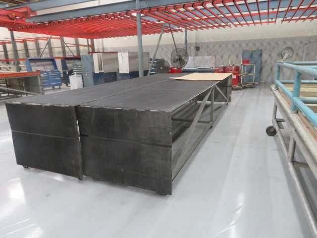 Steel Tables. 4' X 20' Approx. - MISCELLANEOUS