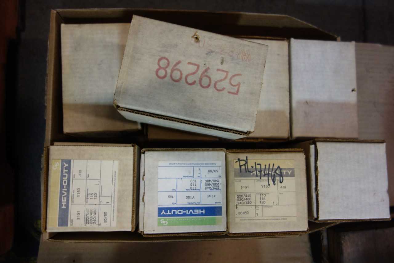 LOT OF AC VOLTAGE TRANSFORMERS- GS GENERAL SIGNAL - CONTROL TRANSFORMERS