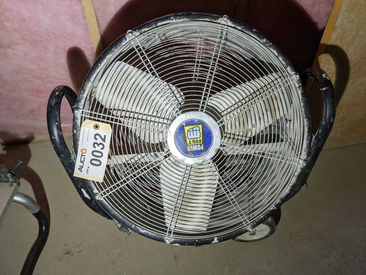 Power fist fan with portable stand - TEMPERATURE CONTROL COMPONENTS