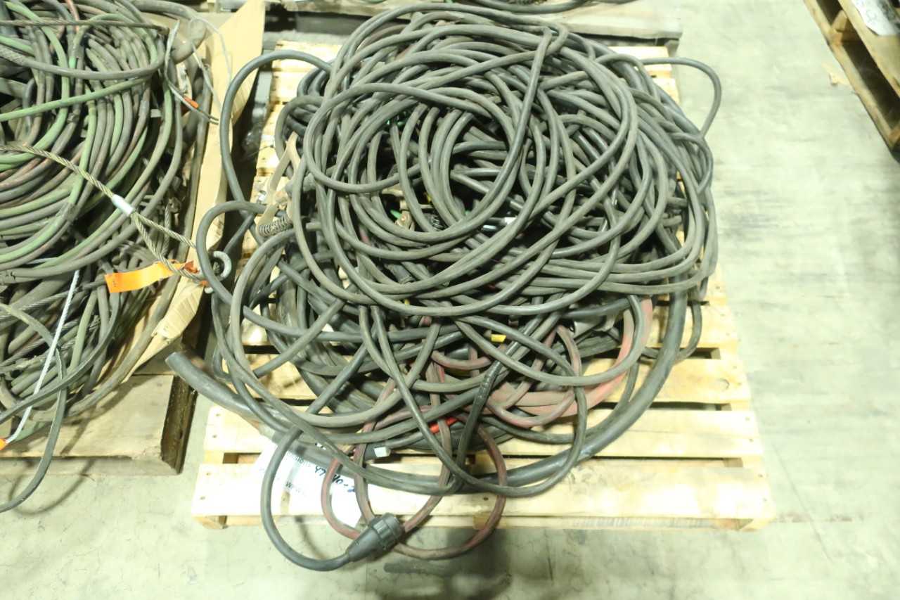 4 PALLETS OF ASSORTED WELDING CABLES - MISCELLANEOUS
