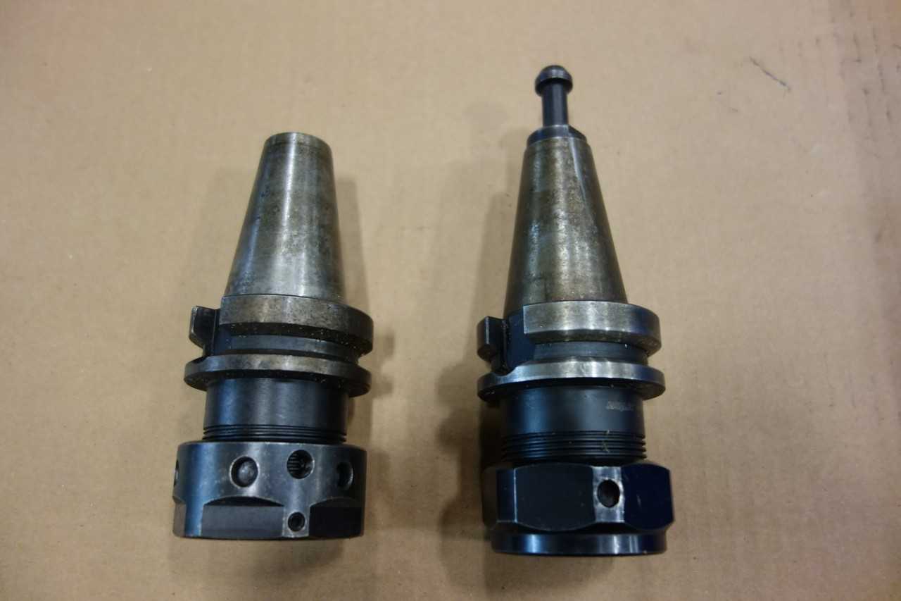 LOT OF ASSORTED CAT40 TOOL HOLDERS - PARLEC, NIKKEN - ELECTRIC POWER TOOLS