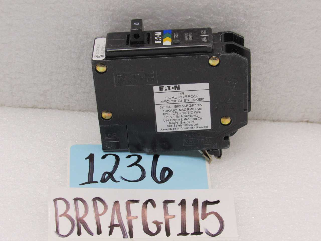 Eaton Circuit Breakers - CIRCUIT BREAKERS
